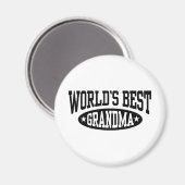 Beste oma van de wereld magneet (Voorkant / Achterkant)