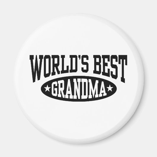 Beste oma van de wereld magneet (Voorkant)