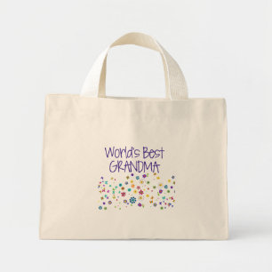 Beste oma van de wereld mini tote bag