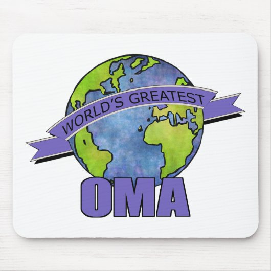 Beste Oma van de Wereld Muismat (Voorkant)