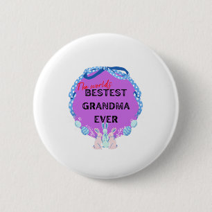 Beste oma van de wereld ooit ronde button 5,7 cm