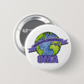 Beste Oma van de Wereld Ronde Button 5,7 Cm (Voorkant /achterkant)