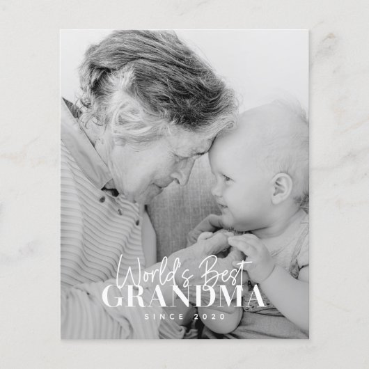 Beste oma van de wereld sinds 20XX eenvoudige foto (Voorkant)