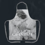Beste oma van de wereld sinds 20XX eenvoudige foto Schort<br><div class="desc">Dit eenvoudige en moderne ontwerp bestaat uit serif en cursieve typografie en voegt een douanefoto toe</div>