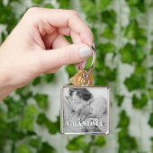 Beste oma van de wereld sinds 20XX eenvoudige foto Sleutelhanger (Hand)