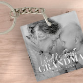 Beste oma van de wereld sinds 20XX eenvoudige foto Sleutelhanger