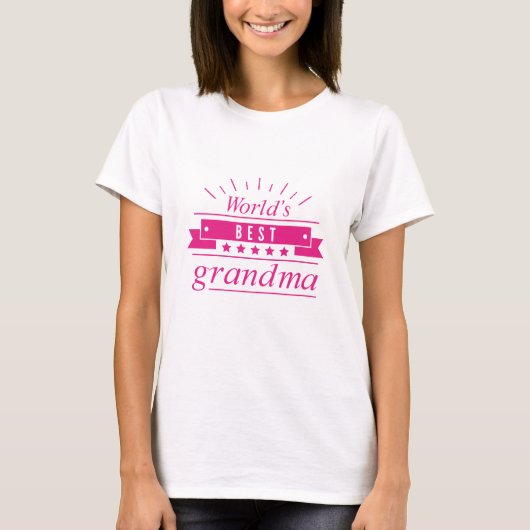 Beste oma van de wereld t-shirt (Voorkant)
