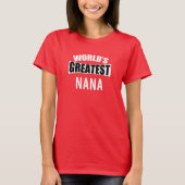 Beste oma van de wereld t-shirt (Voorkant)