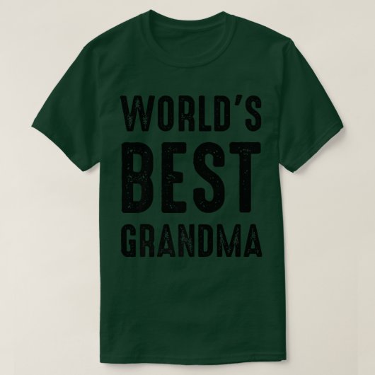 Beste oma van de wereld t-shirt (Design voorkant)