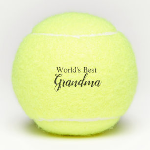 Beste oma van de wereld tennisballen