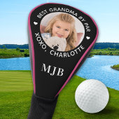 BESTE OMA VAN PAR Custom Photo Cool Monogram Golfheadcover