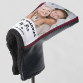 Beste oma van PAR Grootouders Gift Custom Photo Golfheadcover (3/4 voorkant)