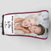 Beste oma van PAR Grootouders Gift Custom Photo Golfheadcover (Voorkant)