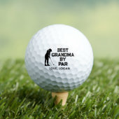 Beste oma van Par Simple met aangepaste tekst Golfballen (Insitu Shirt)