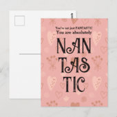 Beste oma verjaardag briefkaart (Voorkant / Achterkant)