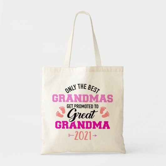 Beste oma's worden gepromoot naar grootmoeder 2021 tote bag (Voorkant)