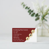 Beste ongediertebestrijding Exterminator Visitekaa Visitekaartje (Staand voorkant)