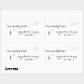 Beste ongehoorde lezer rechthoekige sticker (Vel)