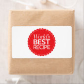 Beste Ontvanger ter wereld Etiket (Insitu)