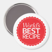 Beste Ontvanger ter wereld Magneet (Voorkant / Achterkant)