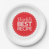 Beste Ontvanger ter wereld Papieren Bordje (Voorkant)