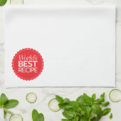 Beste Ontvanger ter wereld Theedoek (Gevouwen)