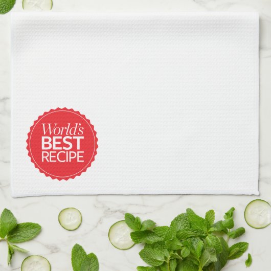 Beste Ontvanger ter wereld Theedoek (Gevouwen)