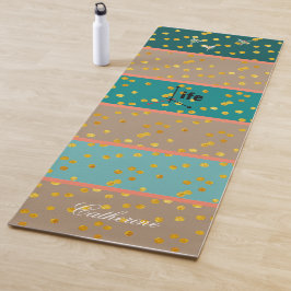 Beste ontwerp kleurrijk yogamat