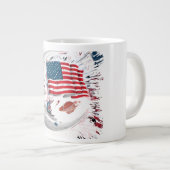 Beste ontwerp van de Amerikaanse vlag op mok 🍺 (Voorkant rechts)