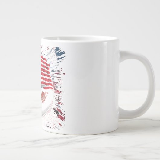 Beste ontwerp van de Amerikaanse vlag op mok 🍺 (Rechts)