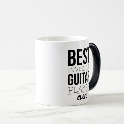 Beste onzichtbare gitaarspeler magische mok (Voorkant rechts)