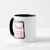Beste Ooit Aangepaste Naam Tekst Koffiemok - Cadea Mok (Voorkant links)