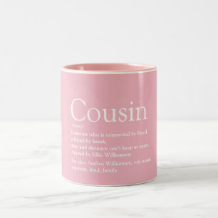 Beste ooit favoriete neef definitie Roze Tweekleurige Koffiemok