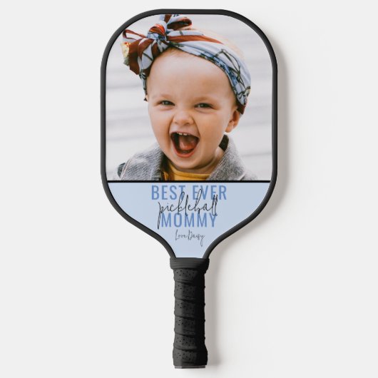 Beste ooit pickleball mama foto pickleball paddle (Voorkant)