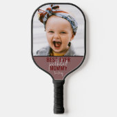 Beste ooit pickleball mama foto pickleball paddle (Voorkant)