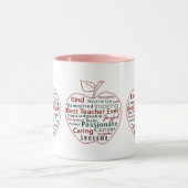 Beste ooit Red Apple leraar waardering kwaliteiten Mok (Midden)