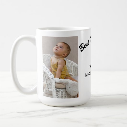 Beste ooit twee-foto grootouder koffie Mok (Links)