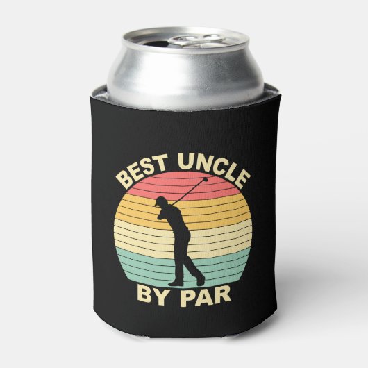 Beste Oom By Par - Golfen Blikjeskoeler (Blikje Voorkant)