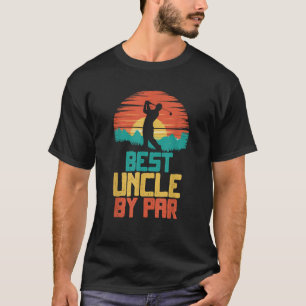 Beste oom door Par-golfen Funny Golf Golfer T-shirt