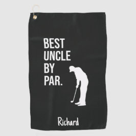 Beste Oom Door Par Golfer Golfhanddoek