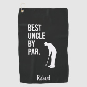 Beste Oom Door Par Golfer Golfhanddoek