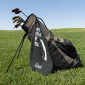 Beste Oom Door Par Golfer Golfhanddoek (Groen)