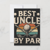 Beste Oom door Par Grappige Golf Citaat Cadeaubon