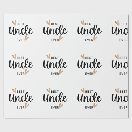 Beste oom Ever Cadeaupapier (Vlak)