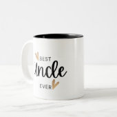 Beste oom Ever Tweekleurige Koffiemok (Voorkant links)