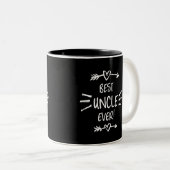 Beste oom Ever Tweekleurige Koffiemok (Voorkant rechts)