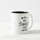 Beste oom Ever Tweekleurige Koffiemok (Voorkant rechts)