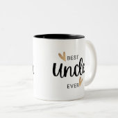 Beste oom Ever Tweekleurige Koffiemok (Voorkant rechts)