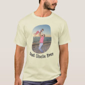 Beste oom Ever upload je beste oom ooit foto T-shirt (Voorkant)
