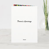 Beste Oom Feestdagen Kaart (Achterkant)